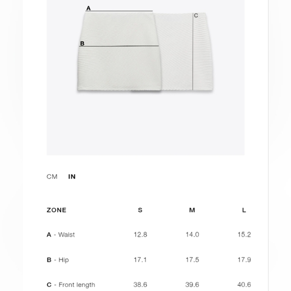 Zara Combination Knit Skirt - Picture 5 of 5